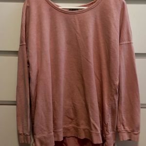 Pink democracy sweater